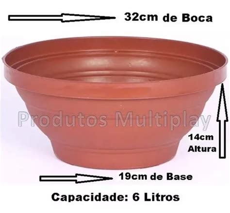 7 Vasos Cuia Grande Tc 32 Cor Cerâmica 6lts Rosa Deserto MercadoLivre