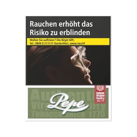 Zigarette Pepe Rich Green Ohne Zus Tze X Online Kaufen