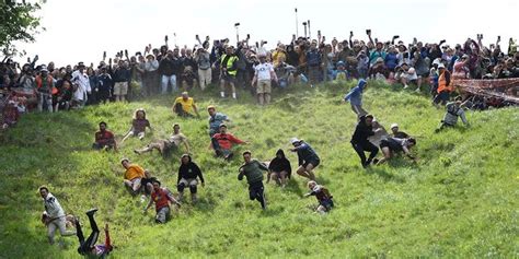 Canadian woman wins extreme UK cheese rolling race after getting knocked unconscious | Fox News