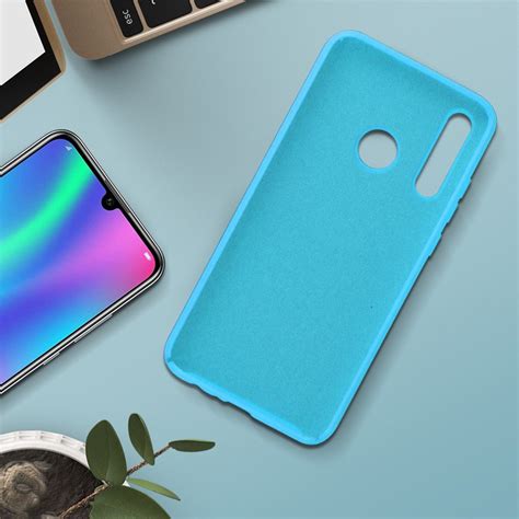 Capa Huawei P Smart 2019 Soft Silky Azul Claro Copertini