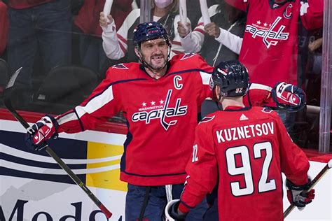 Ovechkin Scores Twice Capitals Beat Rangers 5 1 In Opener AP News