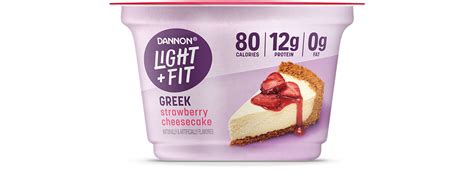 Dannon Light And Fit Greek Yogurt Nutrition Strawberry Cheesecake