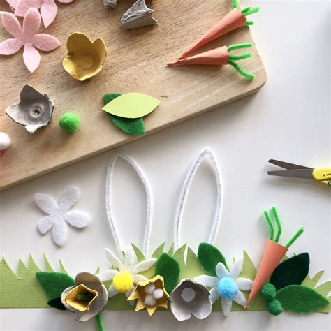 Craft Diy Headbands Easter Headbands Easter Diy Diy Headband