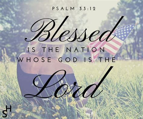 Blessed Is The Nation Whose God Is The Lord Psalm Praying For