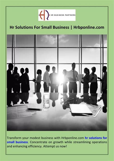 PPT Hr Solutions For Small Business Hrbponline PowerPoint