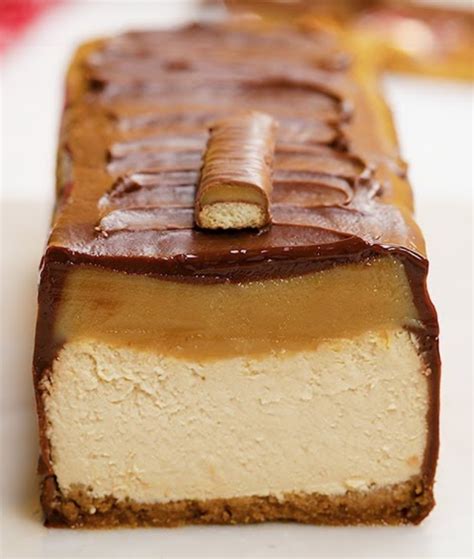 Giant Twix Cheesecake Delicious Desserts Twix Cheesecake Recipe