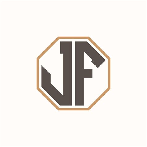premium vector modern letter jf logo  corporate business brand
