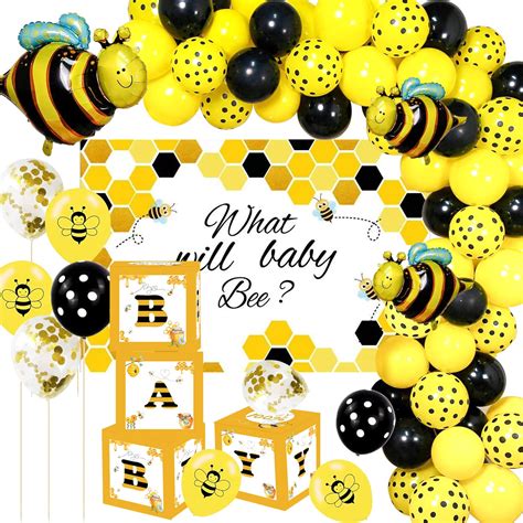 Buy Fvabo What Will It Bee Gender Reveal Party Supplies Bumble Bee