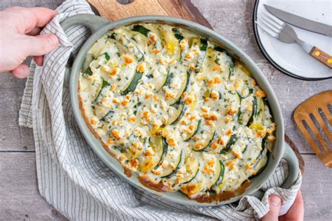 Vegetarischer Kartoffel Zucchini Auflauf Mit Feta Rezept Eat De