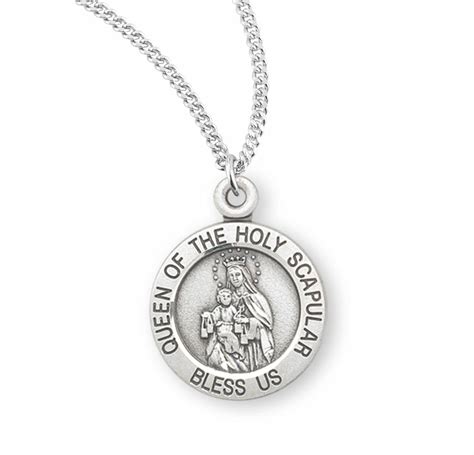 Sterling Silver Holy Scapular Medal Buy Religious Catholic Store