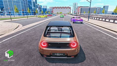 Electric Car Simulator Game Screenshots on Behance