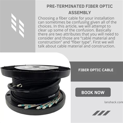 Ppt Pre Terminated Fiber Optic Cable Assemblies Powerpoint