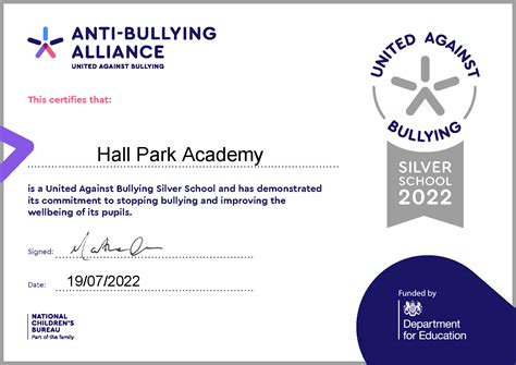 Hall Park Academy Anti Bullying