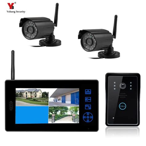 Yobang Security 2.4GWireless Home Camera System Outdoor Video Security ...