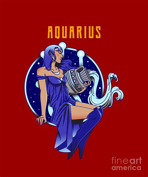 Aquarius Girl Digital Art By Arkitekta Art Fine Art America