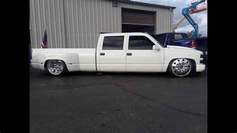 Bagged Chevy Dually On 24s