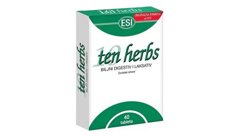 Ten Herbs Tablete A40 Apoteka BENU Aviv Park Wolt