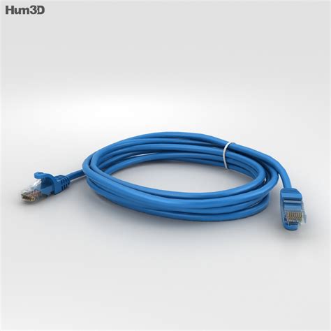 Ethernet Cable 3d Model Electronics On Hum3d