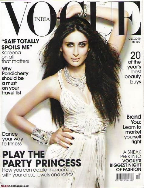 Kareena Kapoor In Vogue Magazine 2009 Vogue India Kareena Kapoor Vogue