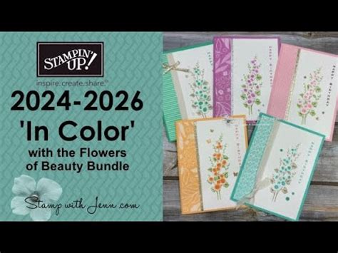 Stampin Up S In Color Ideas And Using An Cool Rubber