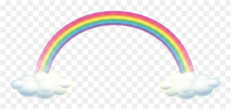 Rainbow With Clouds Png Clip Art - Rainbow With Clouds Clipart ...