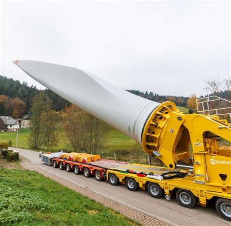 Schwertransport Mit Windfl Gel Weiter Blockiert Welt