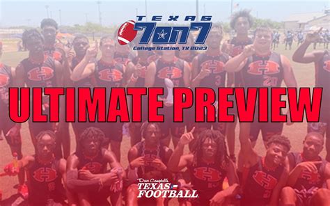 ULTIMATE PREVIEW: 2023 Texas 7-on-7 State Tournament