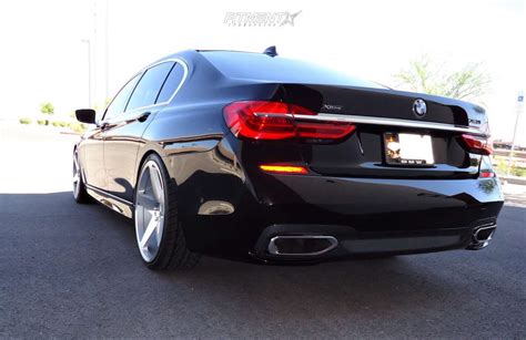 2016 Bmw 750i Xdrive Base With 22x9 Blaque Diamond Bd 15 And Toyo Tires