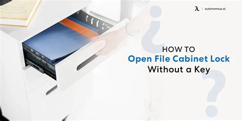 How To Open File Cabinet Lock Without A Key