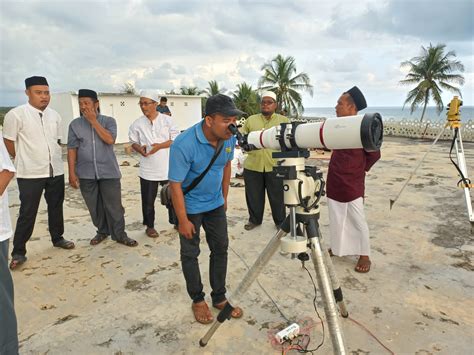 Kemenag Gelar Pemantauan Hilal Awal Ramadan H Di Titik