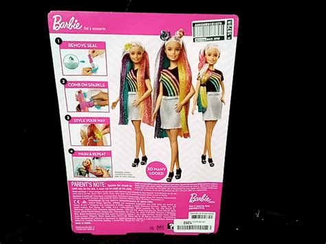 Barbie Rainbow Sparkle Hair Doll Featuring Extra Long Inch Blonde