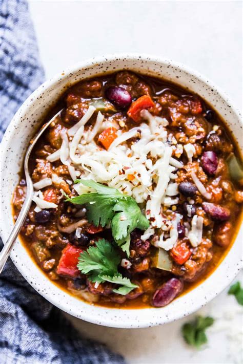 Slow Cooker Pumpkin Chili The Recipe Critic