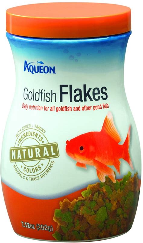 Aqueon Goldfish Flaked Fish Food 712 Oz Jar