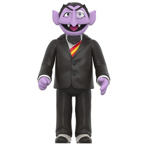 Super7 Sesame Street Supersize Vinyl Figure - Count von Count black