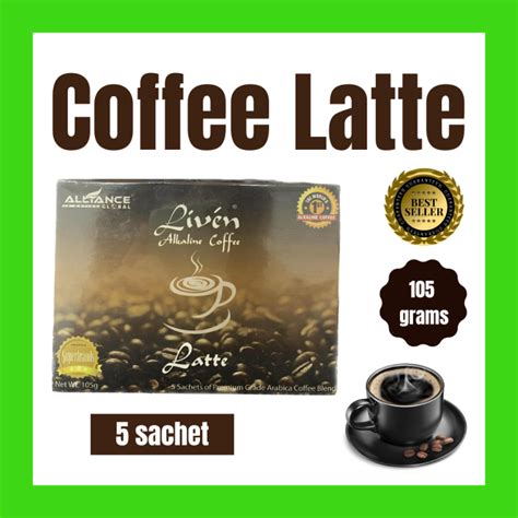 Latte Coffee Flavor Liven Alkaline Grams Sachet Sliming Fast