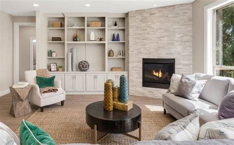 Long Living Room Ideas With Fireplace | Cabinets Matttroy