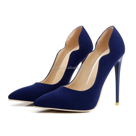 Ladies Pointed Toes Sex High Heel Women Pump Shoes 12cm Party Wear