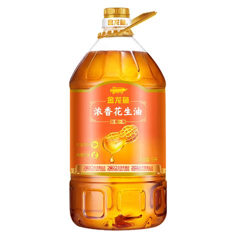 金龙鱼浓香花生油纯正花生油5l食用油桶装家用物理压榨共2桶虎窝淘