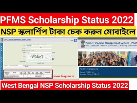 PFMS Se Bank Balance Kaise Check Kare Scholarship 2022 NSP Scholarship