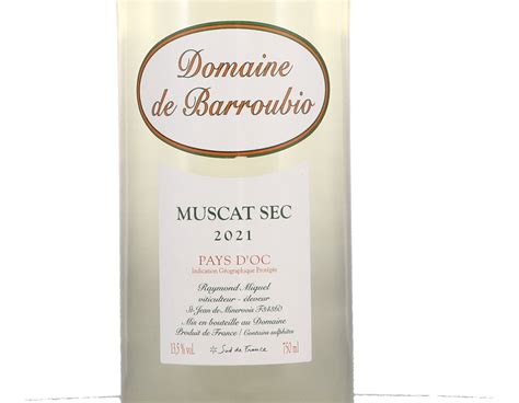 Muscat Sec Pays Doc Domaine De Barroubio 2021