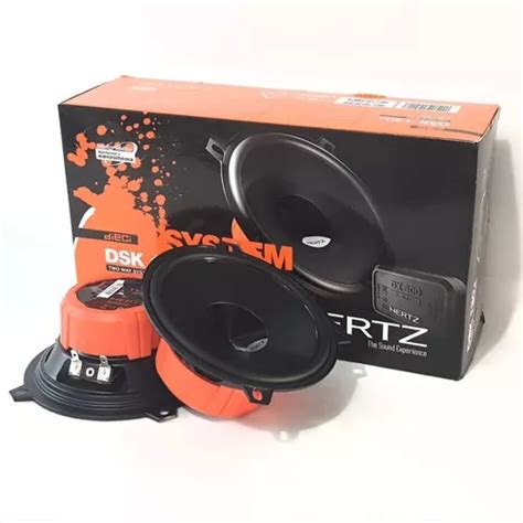 Kit Vias Hertz Dsk Polegadas Rms Qualidade Som Cor Preto