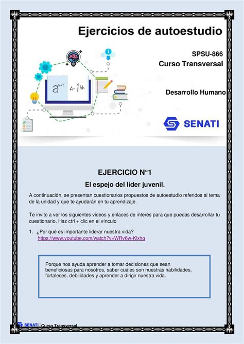 Ejercicios Ejercicio Spsu Curso Transversal Desarrollo Humano