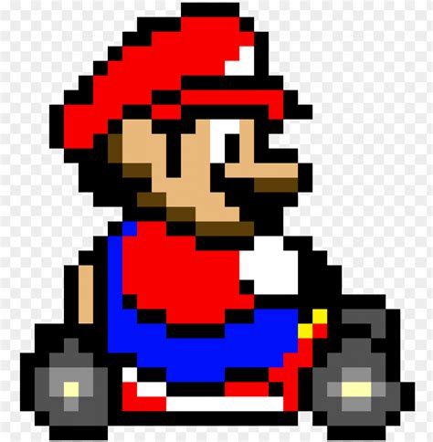 Mario Jump-man Mario - Super Mario Kart Pixel Mario PNG Transparent ...