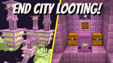 Minecraft End City Raiding Elytra Diamond Armor And Shulker