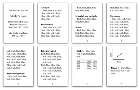 Writing science papers » Colin Purrington's blog