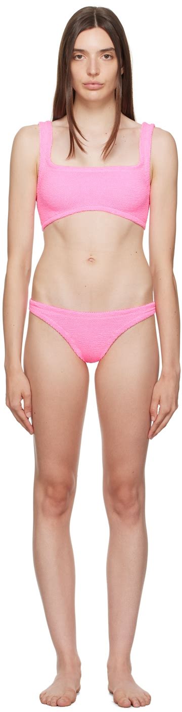 Buy Hunza G Pink Xandra Bikini Bubblegum At Off Editorialist