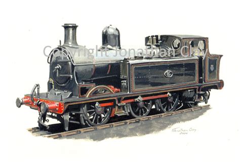 Jonathan Clay Transport Art Taff Vale Railway 0 6 2T No 85