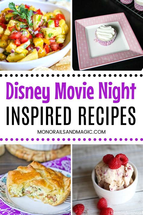 12 Movie Recipe Combos For Disney Movie Night Disney Movie Themed