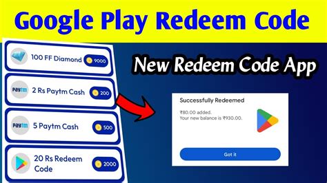 Google Play Redeem Code Free How To Get Free Google Play Gift Card