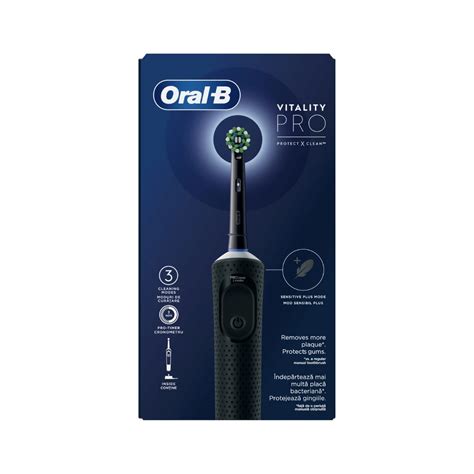 Oral B Vitality Perfect Clean Black Elektri Na Etkica Za Zube Crna